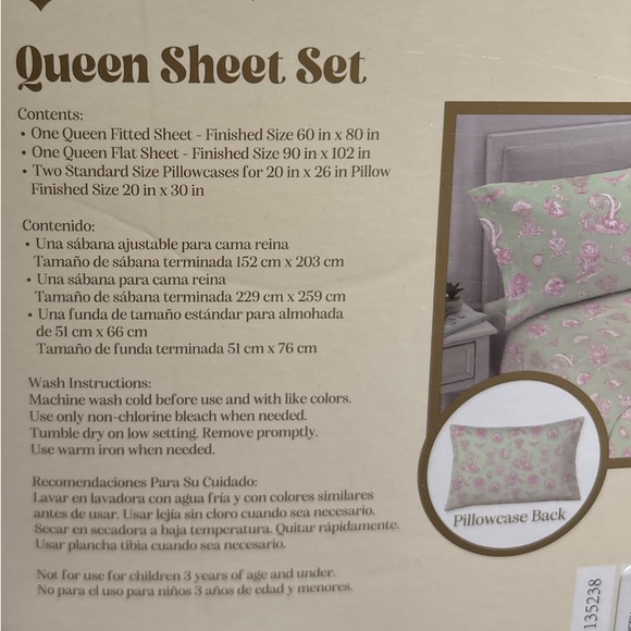 Katie K WICKED Queen Sheet Set,NWT,100% Polyester - Picture 5 of 6